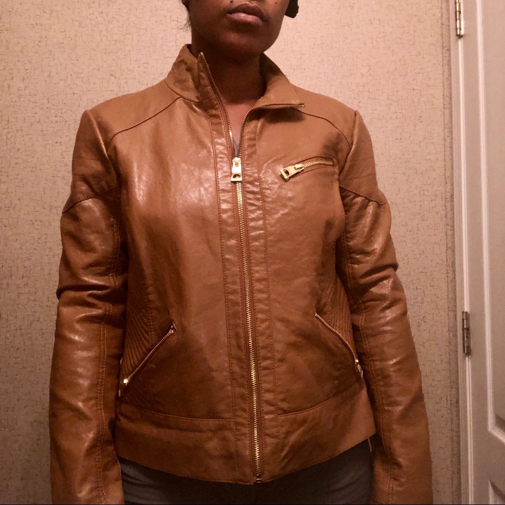 Guess leather coat